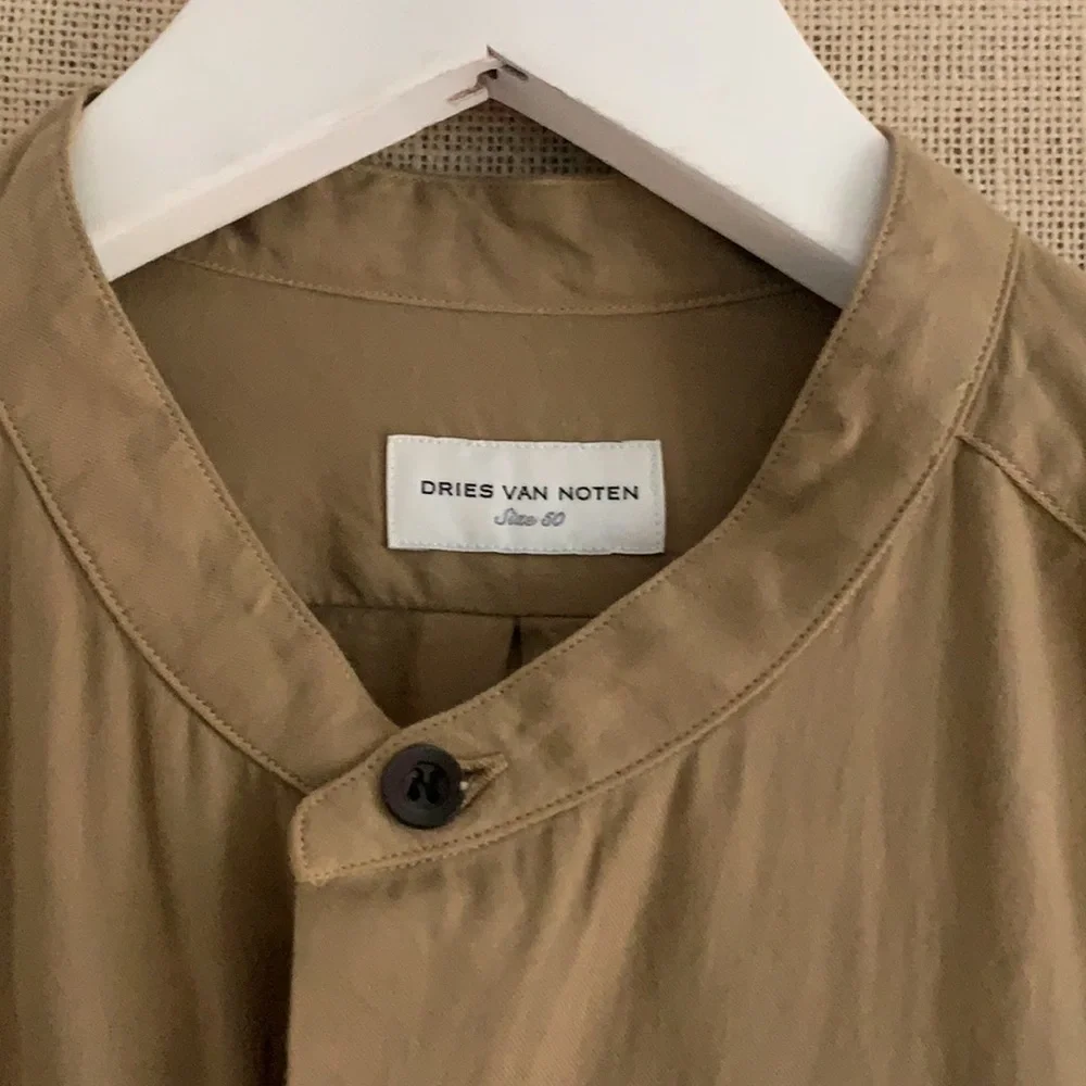 Dries Van Noten military shirt long tunic with epaulets - Picture 7 of 12